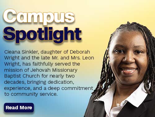 Campus Spotlight photo of Cienna Sinkler
